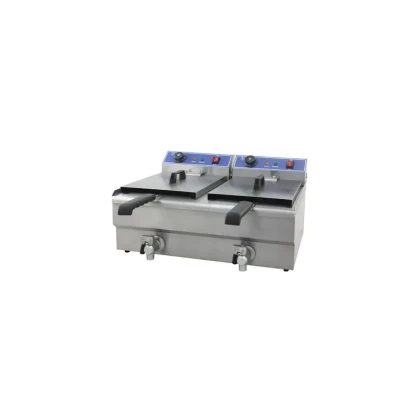 Electric Fryer – Two 65 cm Countertop Basins